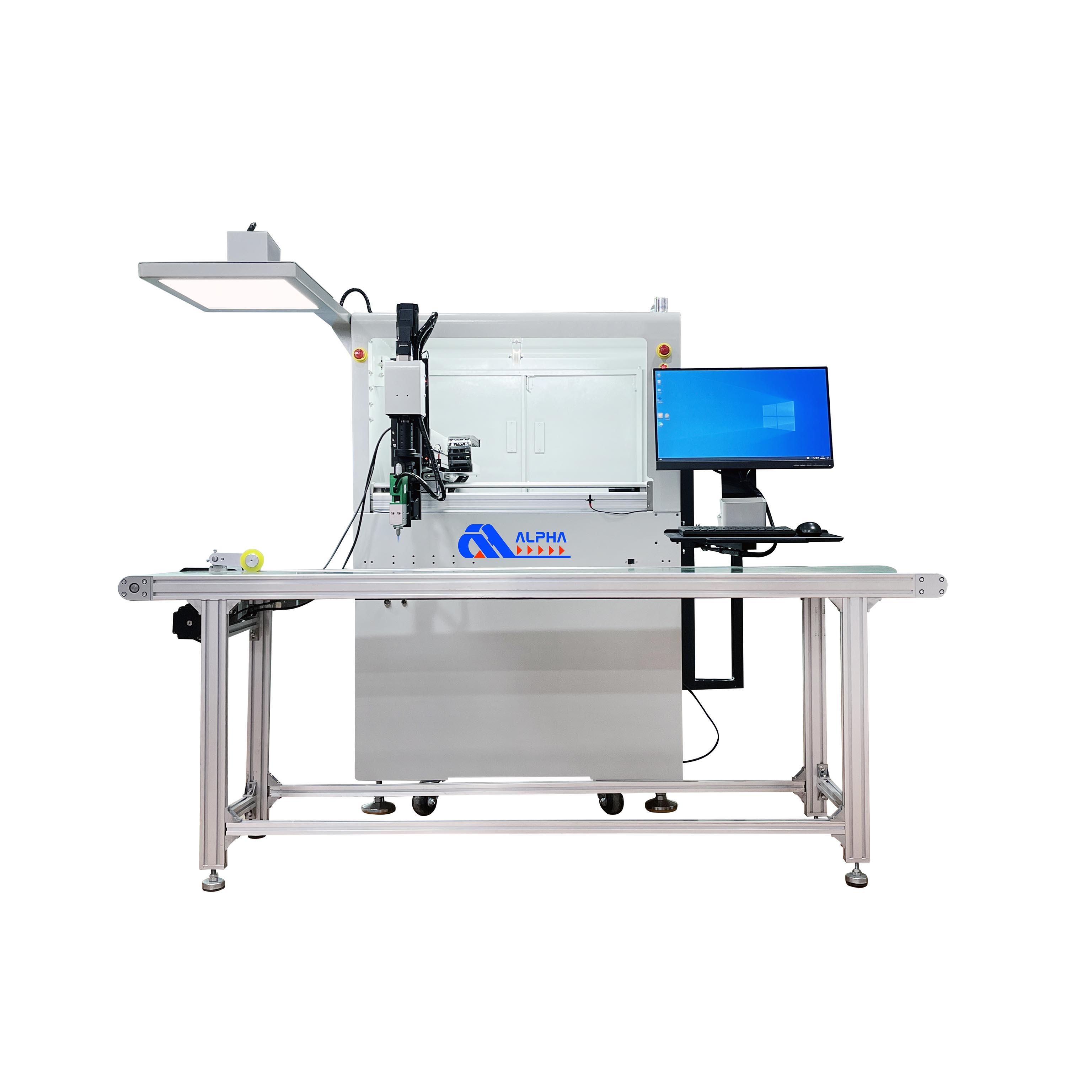 Online visual tracking dispenser