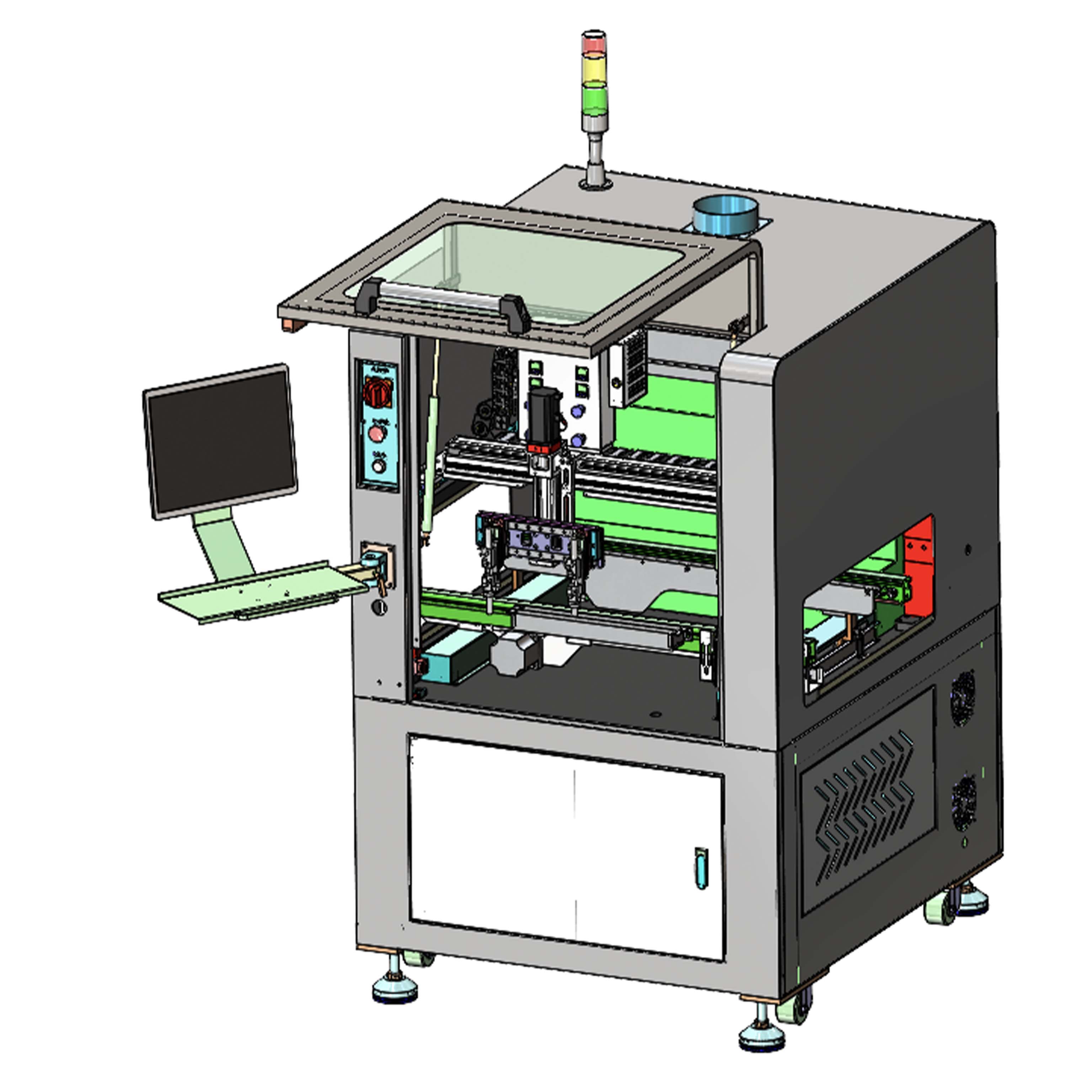 Selective coating machine